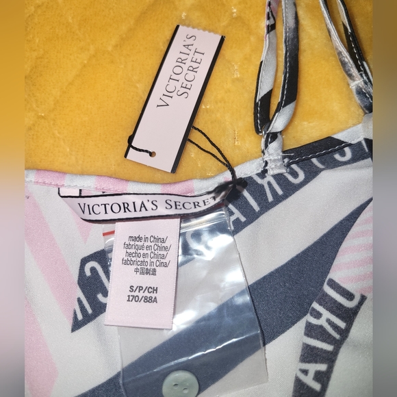 NWT. Victoria's Secret Satin Set Pajama Bottoms Pant and Cami tank top - Picture 5 of 13